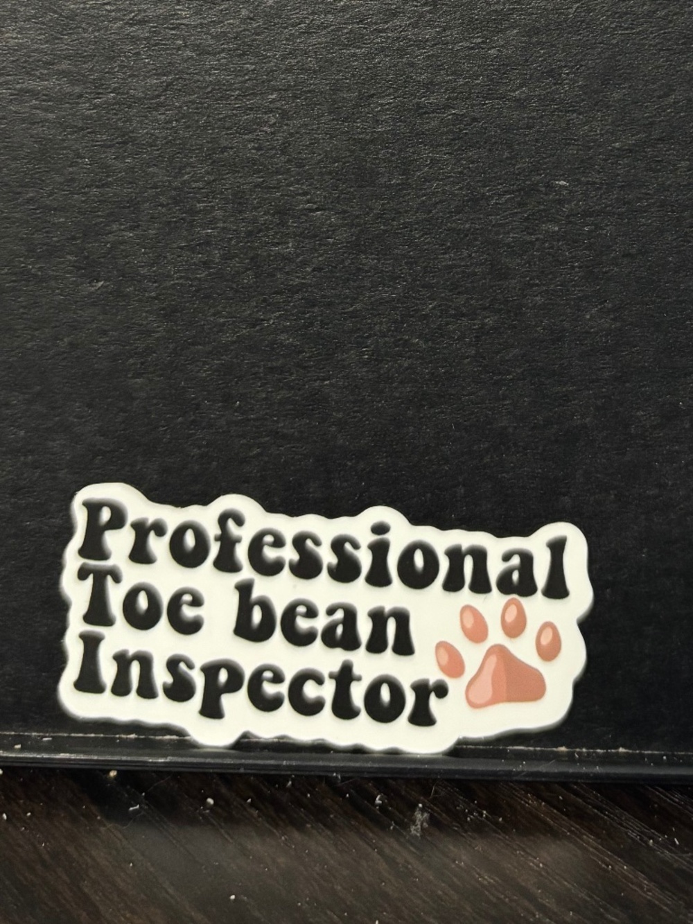 Cat paw toe bean sticker